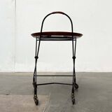 Modern folding teak trolley from the mid-century, Sweden, 1960s