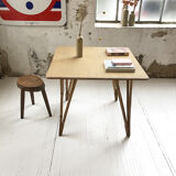 Vintage rattan meal table