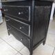 Commode 3 tiroirs de style louis XV avec ses boutons en acier
