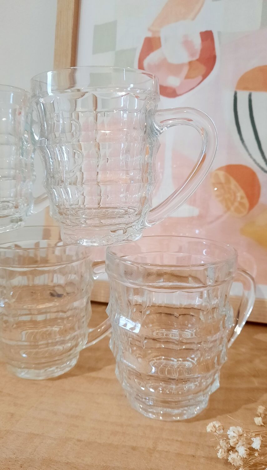 Vintage glass mug