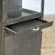 Polished iron medicine cabinet, 1950s