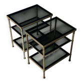 Metal side tables 1960s-70s