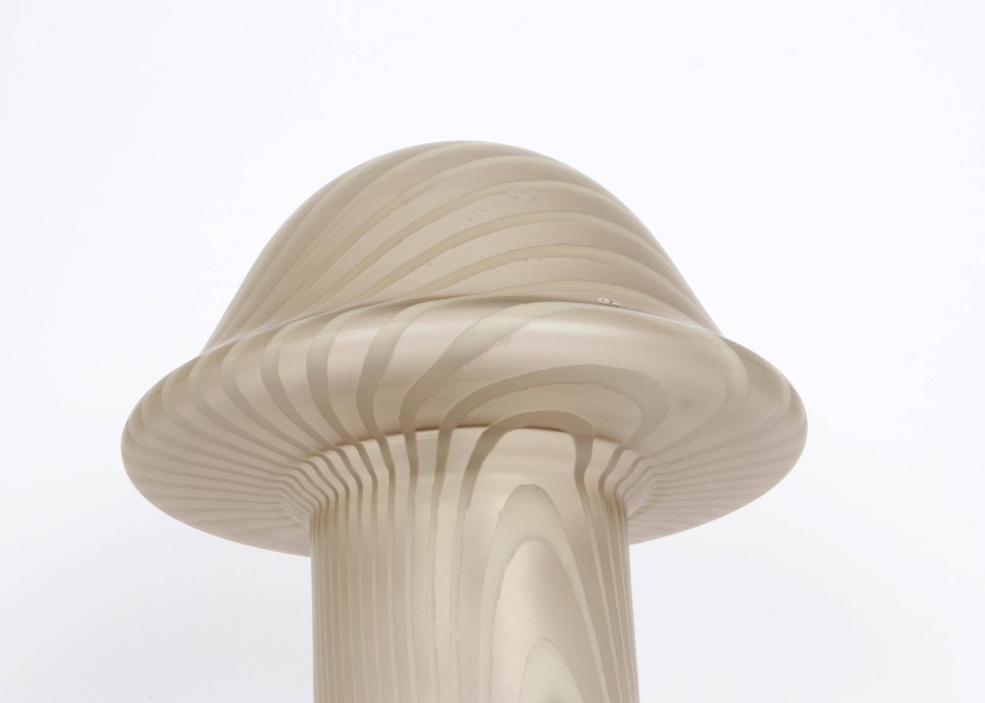 Mushroom Glass Table Lamp by Peill & Putzler, Germany, 1970s