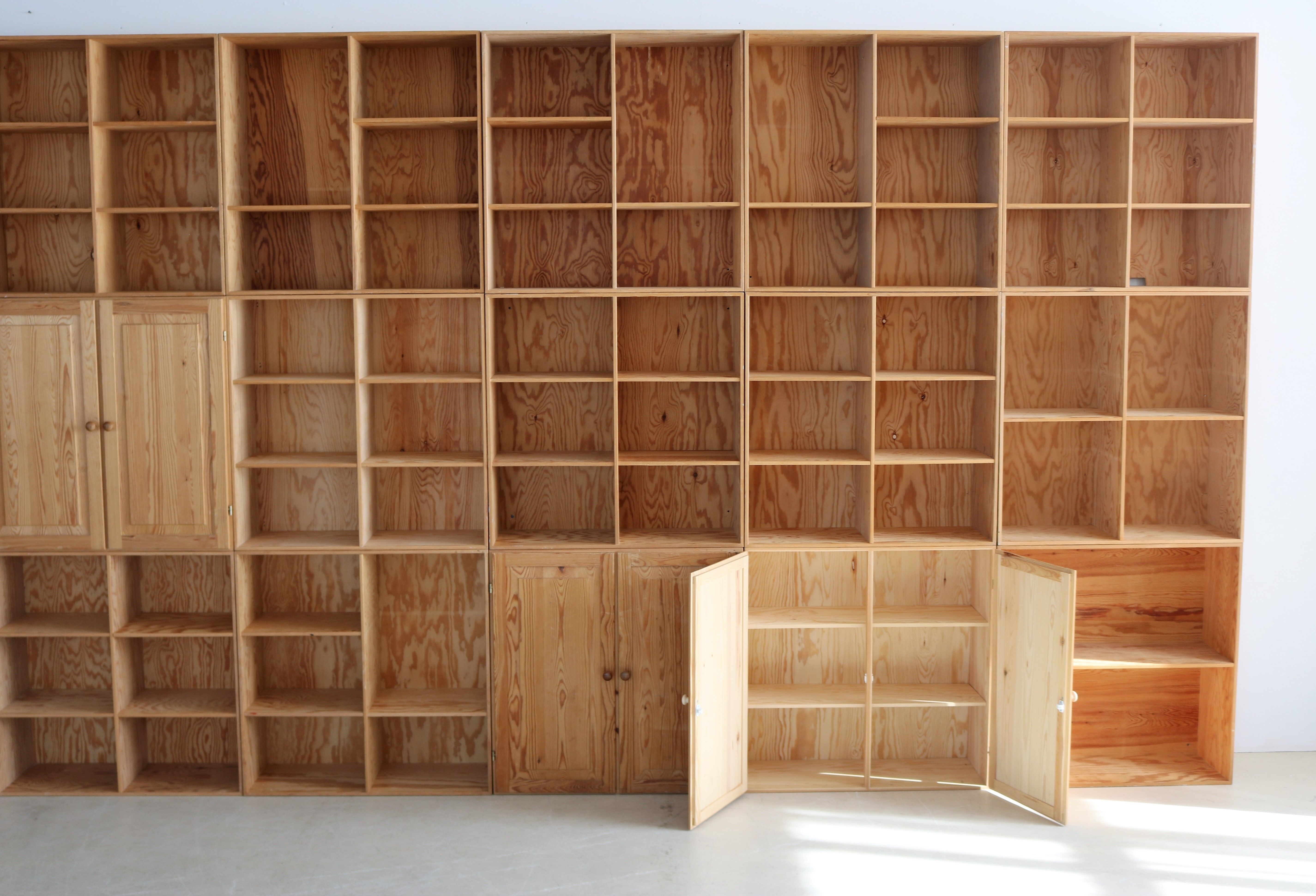 Set of 8 vintage modular cabinets