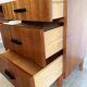 Bureau vintage scandinave en teck, année 60