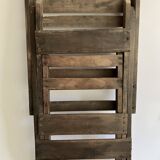 Ancienne chaise pliante avec dossier