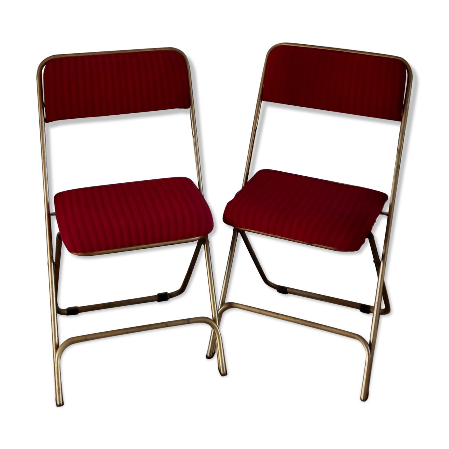 Set of two Lafuma folding chairs