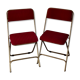 Set of two Lafuma folding chairs