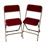 Set of two Lafuma folding chairs