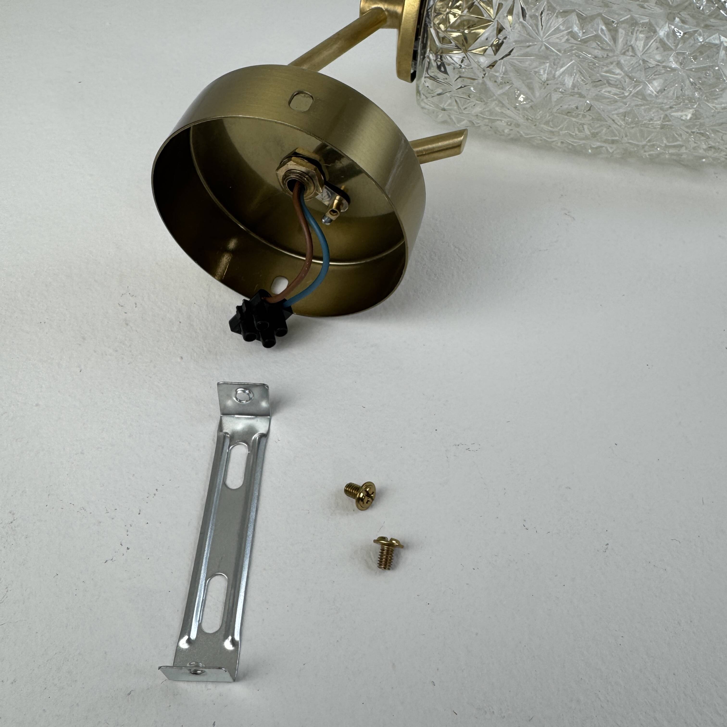 Vintage diamond point wall lights