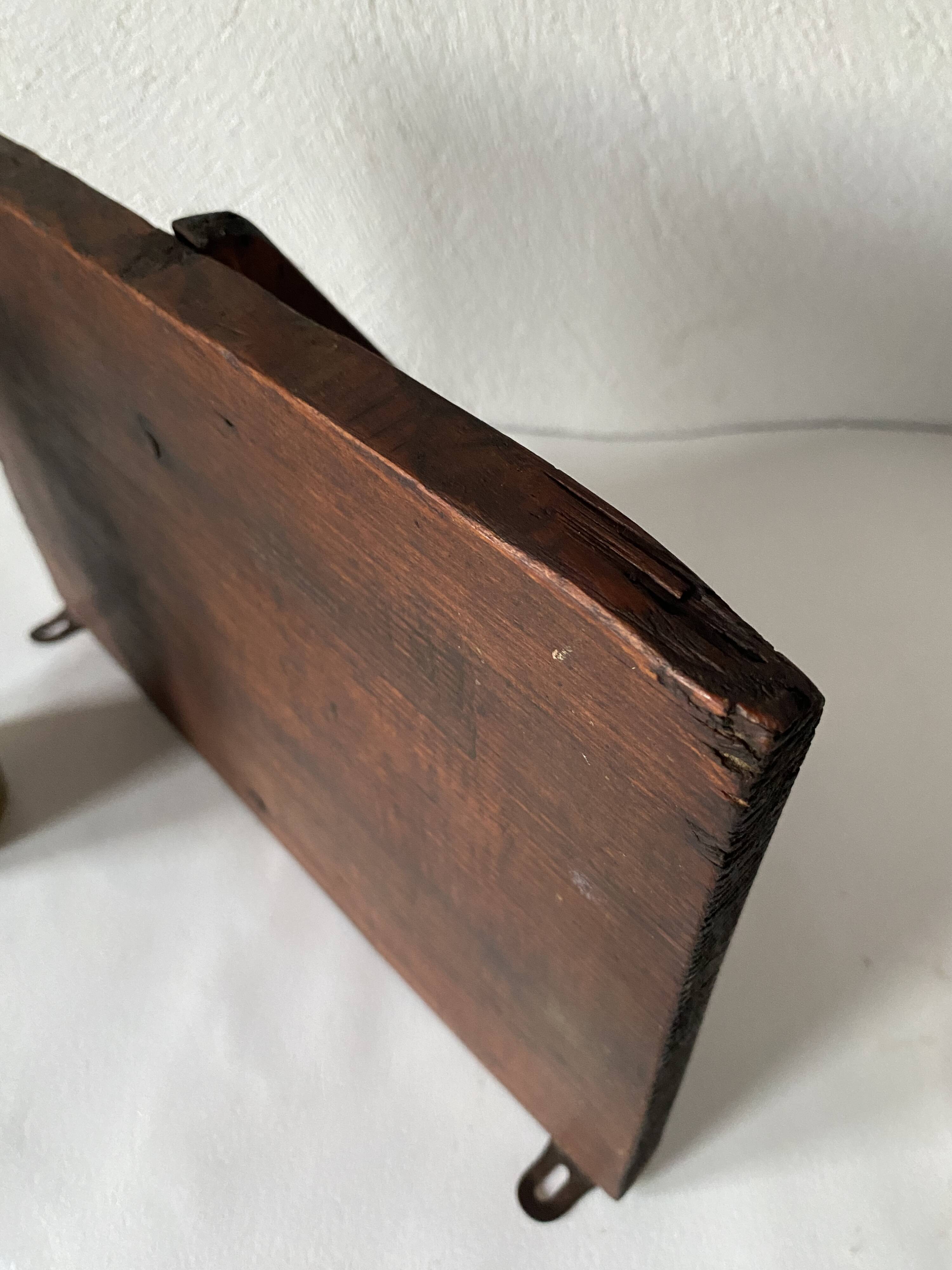 Amish style wall shelf
