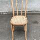 Stripped bentwood bistro chair Thonet no. 18