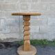 Table de bistrot en bois brut