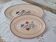Set of 2 oval dishes trundles 30s earthenware K&G Lunéville model Denise