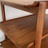 Teak serving trolley by Poul Hundevad from the 60s