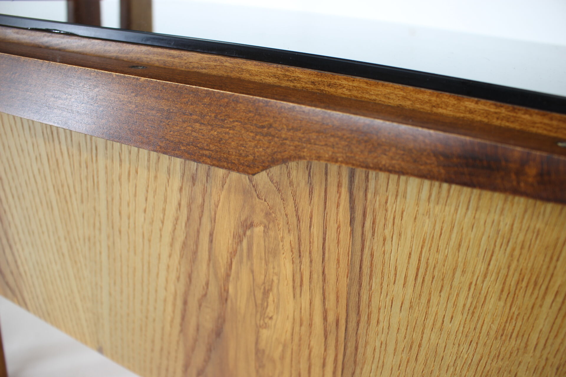 1960s pair of restored bedside tables, czechoslovakia