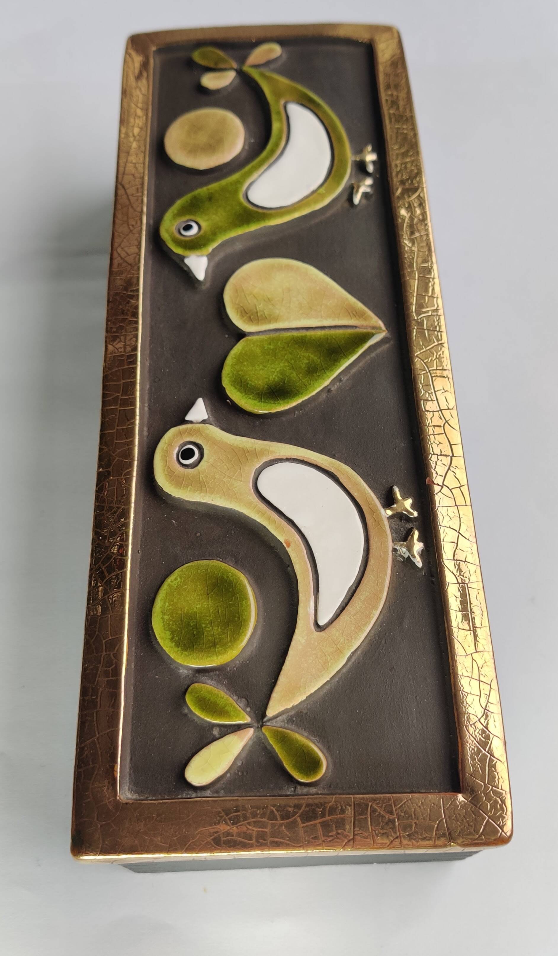 Coffret, boîte à bijoux "colombes" Mithé Espelt