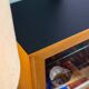 Vintage display cabinet, chest of drawers, sideboard, oak, Danish Mid Century
