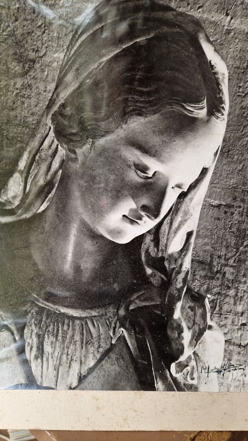 Vintage black and white photo michel marc