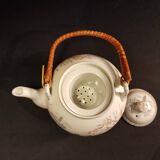Japanese geisha lithophane tea set