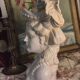 Bust of a woman with a hat