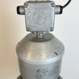 Industrial Black Enamel Factory Lamp from Elektrosvit, 1960s