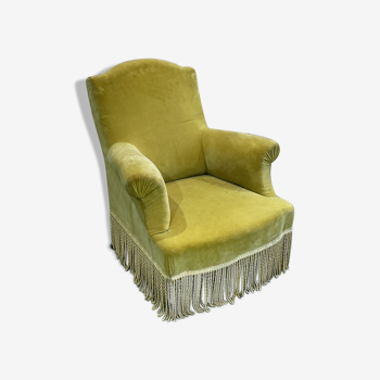 Fauteuil crapaud Napoléon III - fin XIXème