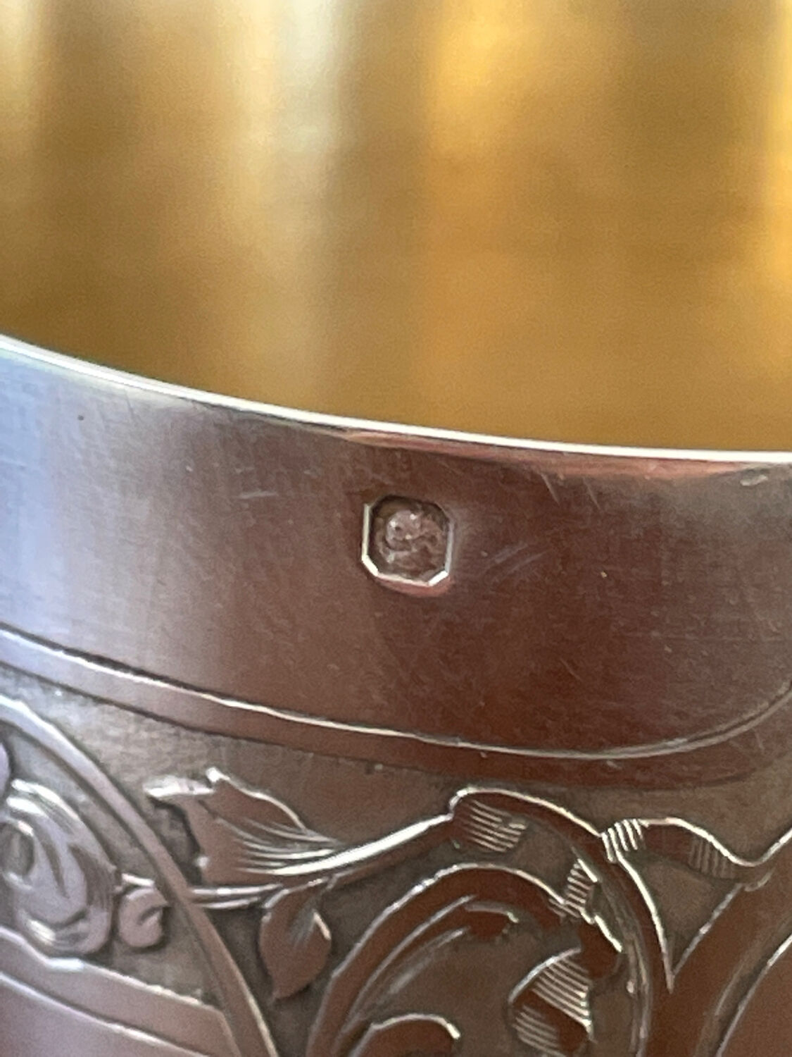 Sterling silver timpani, 1900s