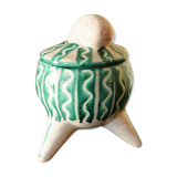 Zig Zag Charles Voltz Vallauris tripod ceramic pot