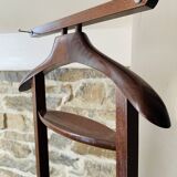 Wooden valet on wheels