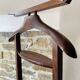 Wooden valet on wheels