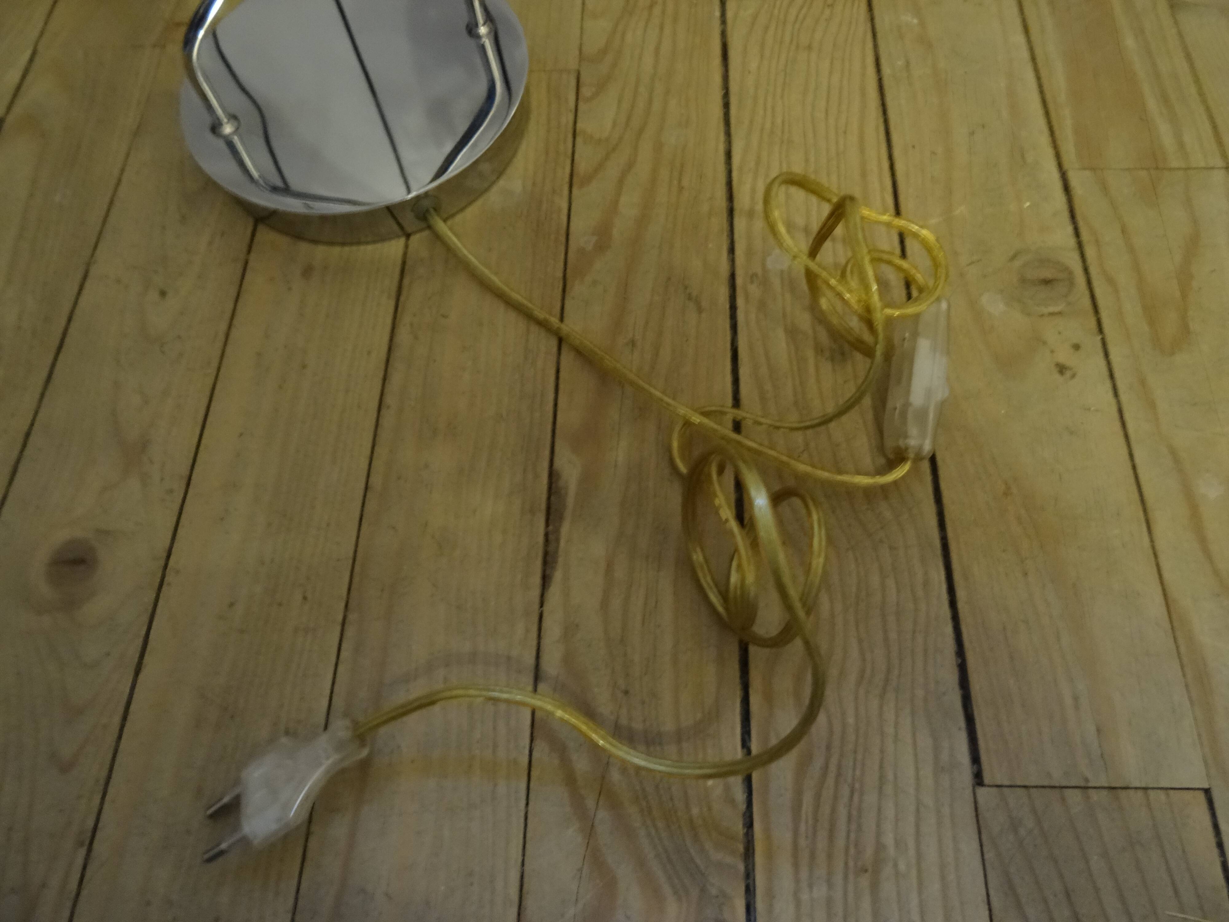 2-rod stainless steel lamp