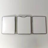 Triptych barber mirror 70x28cm