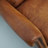 Vintage Dutch Cognac Colored Leather Vintage Dutch Cognac Colored Leather Club ChairClub Chair