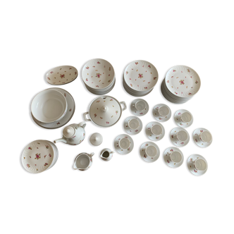 Old tableware service 71 pices Henneberg Porzellan 1777