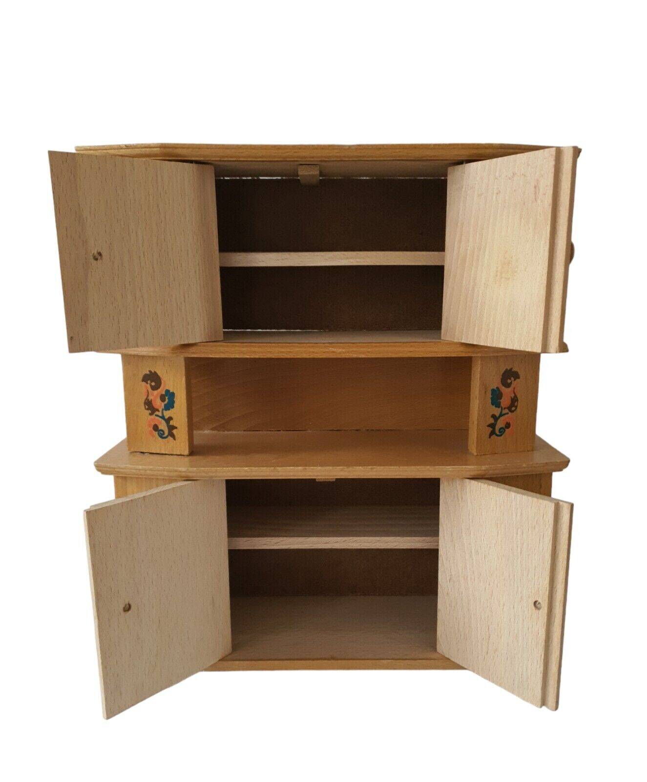 Dolls furniture buffet mado vintage dollhouse other