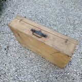 Wooden suitcase