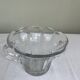 Moulded pressed glass cup