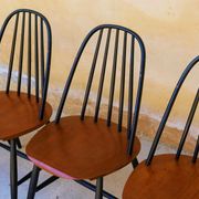 Set of 4 chairs Scandinavian by Sven Erik Fryklund for Hagafors Stolfabrik