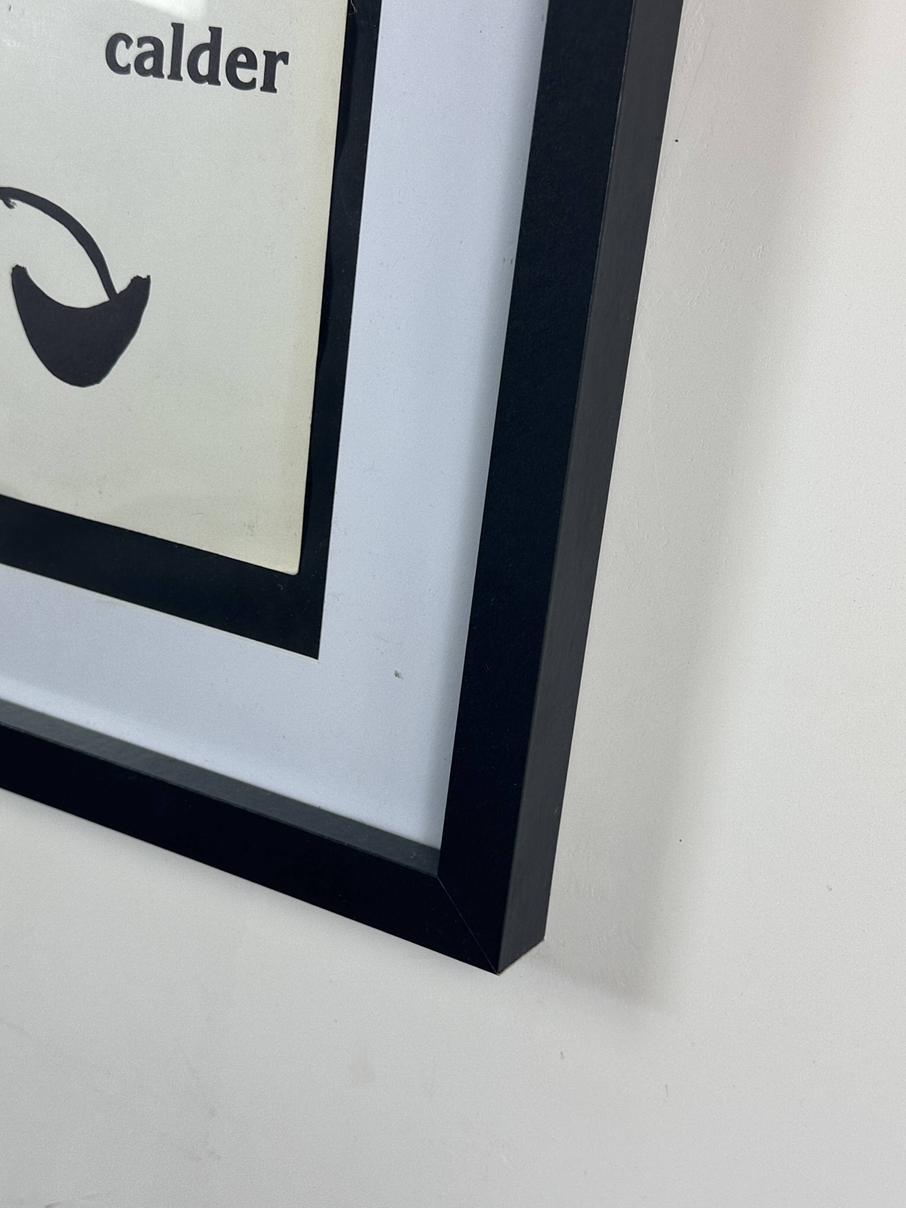 Two Lithographs Alexander CALDER - DLM Behind the Mirror - Maeght
