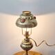 Art Nouveau style brass lamp