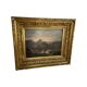A. Ryban: Oil on panel man in a boat. dated 1877