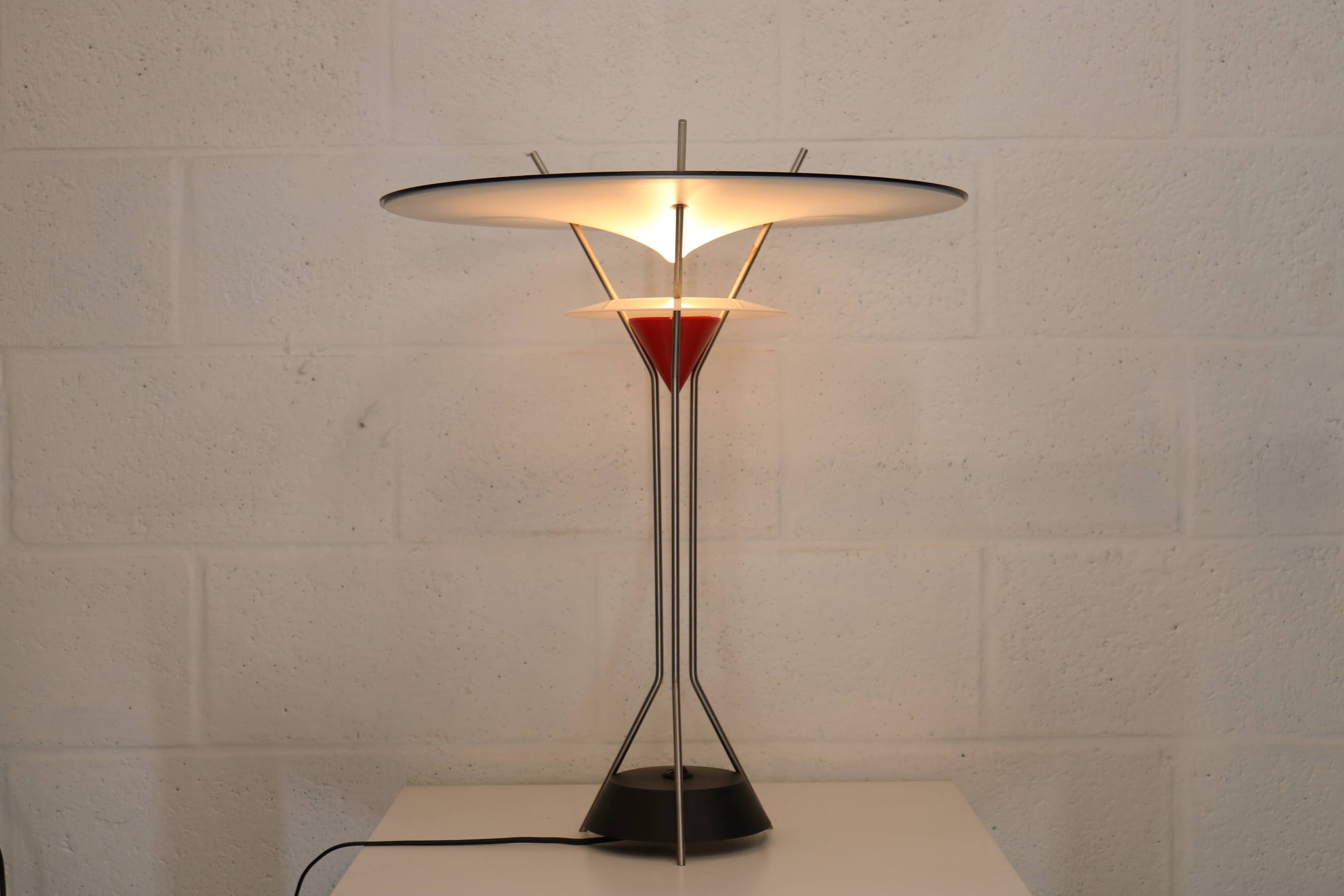 XL Space age desk lamp by Lyskilde and designed by Henrik Tengler - Denmark