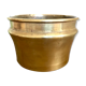 Cache-pot en laiton vintage