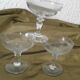 3 cups a champagne anciennes christallin glass renaissance shape
