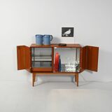 Meuble bar scandinave en teck des années 1950