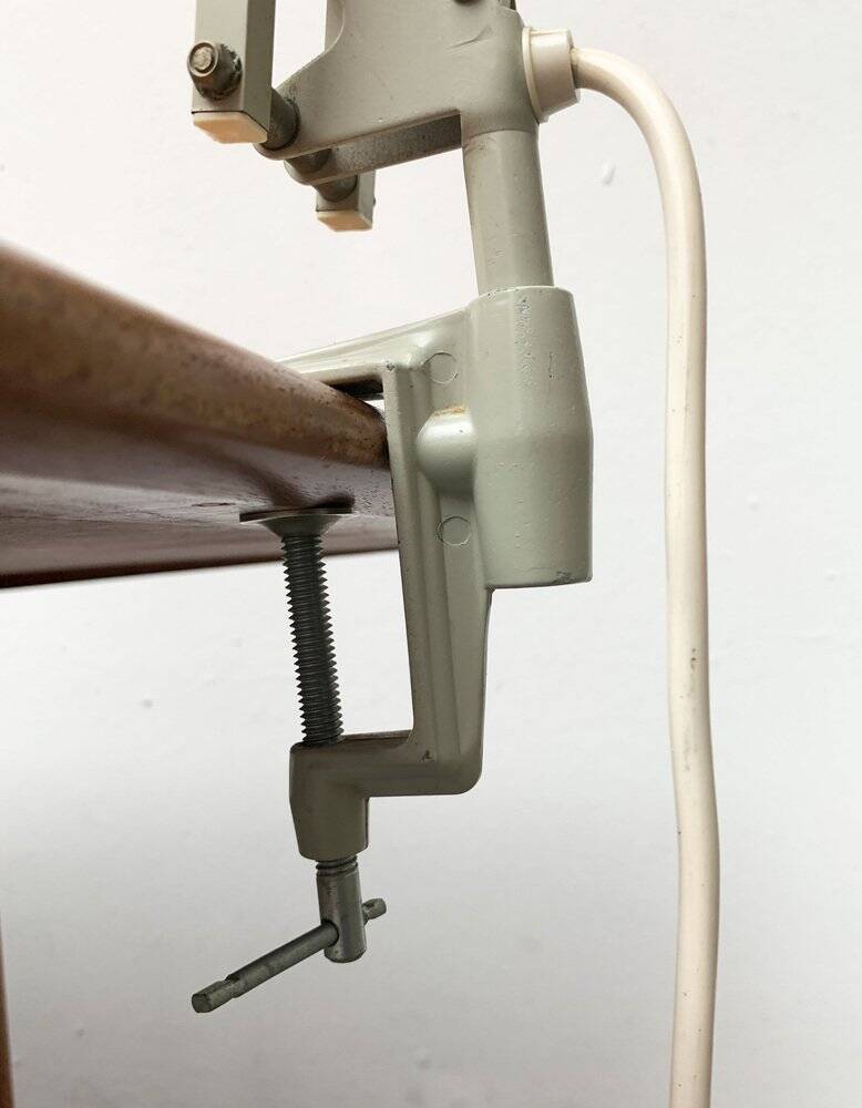 Danish table lamp from the mid-century, 1960s.