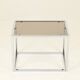 Coffee or Side Table in Chroom & Smoked Glass by Belgo Chrom, Belgium,1970s