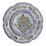 Assiette plate signée Taillandier Rochefort en Terre