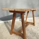 Table basse tréteau d'atelier d'atelier Pin